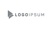 A minimalist logo with three overlapping dark triangles pointing right, followed by the text LOGO IPSUM in a modern, sans-serif font—perfect for Mobile Notary Services New Jersey seeking a sleek and professional brand identity.