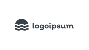 A simple logo featuring a round icon with three wavy horizontal lines, next to the word logolpsum in a modern, sans-serif font—ideal for businesses offering Mobile Notary Services New Jersey.
